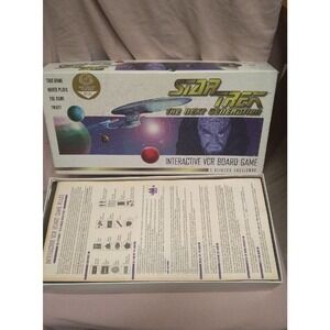 Star Trek The Next Generation Interactive VCR Board Game
